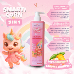 Her Sui Body Wash 3 in 1 Shampo Sabun Anak pH Balance & Skin Barrier Friendly